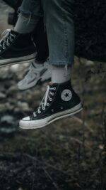 Chuck 70 Canvas Black High Top Sneaker - Image 2