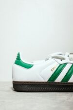 Adidas Samba White Green shoes for men - Image 2